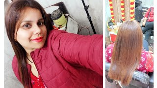 barso ke baad aaj wo din aaya jb ye khushi mili hairstyle hairtreatment haircare [upl. by Otanod]