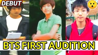 BTS MEMEBERS FIRST AUDITION AND DEBUT  HOW BTS JOIN BIGHIT [upl. by Diskin]