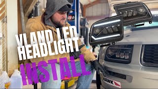 S197 VLAND LED HEADLIGHT INSTALL [upl. by Maples]