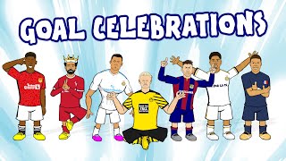 🎵ICONIC GOAL CELEBRATIONS  The Song🎵 Footballs Best Goal Celebrations [upl. by Eycal]