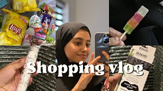 Shopping vlog 🛍️🛒 grocerysnacksstationery [upl. by Zippora]