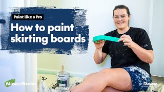 Paint like a pro  How to paint skirting boards [upl. by Friedrick942]