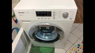 Miele WT1 Waschtrockner Washer Dryer WTF 130 WPM  Pflegeleicht Synthetics 40°C  Full Cycle [upl. by Elleivad]