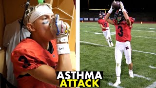 ASTHMA ATTACK DURING FOOTBALL GAME 🏈 [upl. by Tann]