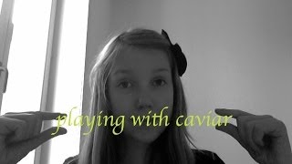 ASMR playing with caviar no talking [upl. by Ettenel617]