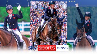 Great Britain win first gold at Paris Olympic Games in team eventing [upl. by Alyekahs168]