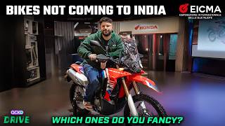 Exciting Bikes That Won’t Come To India Shown At EICMA 2024  Honda Yamaha And CFMoto [upl. by Somisareg167]