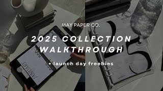 MAY PAPER CO 2025 Planner Inserts Walkthrough  launch details  2025 Minimalist Planner Inserts [upl. by Ahsietal]