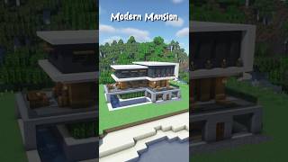 Minecraft Modern Mansion Build [upl. by Dnanidref371]