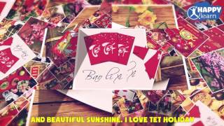 Happy Learns English gift I LOVE TET HOLIDAY song [upl. by Cori]