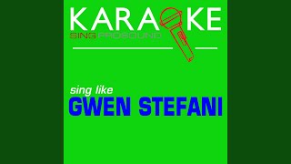 Hollaback Girl In the Style of Gwen Stefani Karaoke with Background Vocal [upl. by Oner]