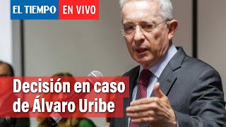 En vivo  Caso Álvaro Uribe siga audiencia clave para definir futuro del proceso  El Tiempo [upl. by Zechariah]