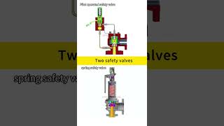 Two commonly used safety valves valve safetyvalve machinery industry [upl. by Corrinne]