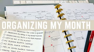 Organizing the Month of July in my Functional Planner monthlyorganization planwithme [upl. by Rento]