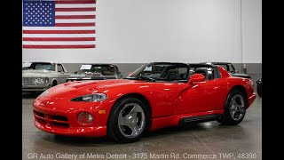 1994 Dodge Viper RT10 For Sale  Walk Around [upl. by Ebarta]