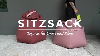 Tutorial So nähst du dir einen Sitzsack quotCurvyquot von KREANDO [upl. by Yrgoerg]