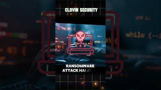 What happened in Ransomware Attack 👀  clovinsecurity cybersecurity facts hacker hack [upl. by Akehsay]