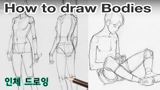 How to draw Bodies  Drawing Practice [upl. by Roanne90]