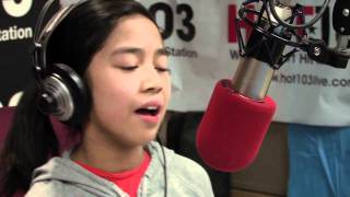 Maria Aragon performs quotJust The Way You Arequot on Hot 103 [upl. by Ttreve]