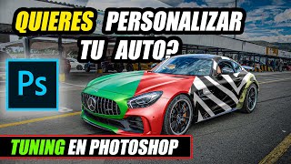 ✅ Cómo CAMBIAR EL DISEÑO DE TU COCHE en Photoshop  Fotografía Automotriz [upl. by Woods979]