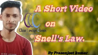 snellslawbypkA short video on Snells Law [upl. by Relly]