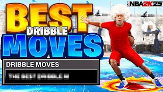 BEST DRIBBLE MOVES  DRIBBLE TUTORIAL w HANDCAM NBA 2K25 HOW TO QUICKSTOP AND SPEEDBOOST [upl. by Nikita]