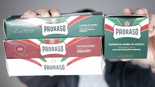 Different Proraso Shaving Creams Compared [upl. by Guglielmo]