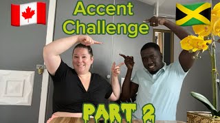 Jamaican accent challenge PART 2 😂Hilarious😂 [upl. by Lednam929]