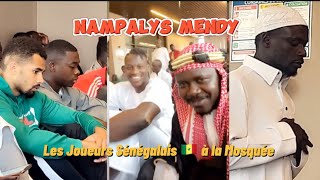 Nampalys Mendy Ilimane Ndiaye Sadio Mane à la Mosquée pour une prière 🙏🏾 [upl. by Selec]