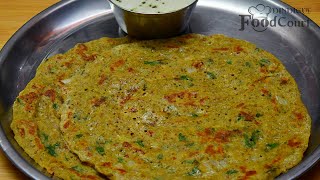 Healthy Breakfast Recipe No Fermentation Dosa Pearl Millet Kambu Dosa [upl. by Haret485]