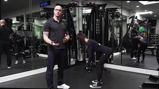 Rhomboids Using Dumbbells  Improve your posture [upl. by China]