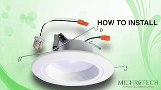 How To Install LED DownLights [upl. by Notsae]