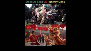 OpenAI SORA vs Runway Gen 2  Which one is better [upl. by Aifas]