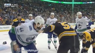 Erik Gudbranson vs Tim Schaller Oct 19 2017 [upl. by Terrye]