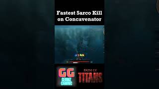 Fastest Sarco Kill on Concavenator  Path of Titans pathoftitans dinosaur gaming dinos gaming [upl. by Nawrocki311]