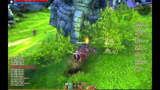 TERA Lancer Skills  Shield Attack  Leap Attack [upl. by Marilyn891]