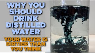 Tap Water Analysis  Three Reasons Why I Drink Distilled Water [upl. by Savick]