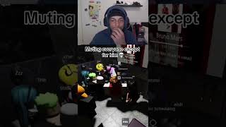 Muting mics in roblox karaoke funny asl 💀 roblox robloxsinging karaoke robloxedit [upl. by Smail]