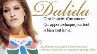 Dalida  Histoire dun amour  Paroles Lyrics [upl. by Alonso]