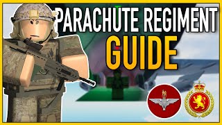 Guide to PARAS  BAs Parachute Regiment ROBLOX [upl. by Flight]