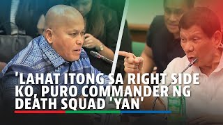 Rodrigo Duterte Si Senator dela Rosa death squad rin yan [upl. by Nashom]