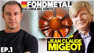 Prima assoluta dentro una GALLERIA del VENTO di F1 È quella di FONDMETAL con Jean Claude MIGEOT [upl. by Annauqahs416]