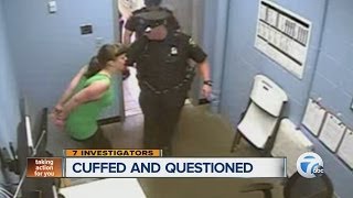 Woman with special needs cuffed and questioned in WalMart [upl. by Aleakim]