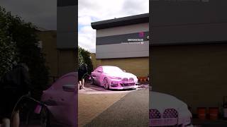 Pink to make them wink  motech motechdetaling bmw bmwm motechwheels automobile bmwtech bmwm [upl. by Ettevad72]