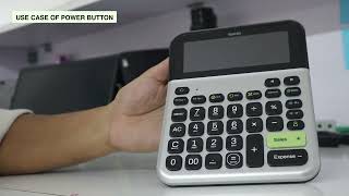 How to switch off and charge your V4 smart calculator  Use of power button and type C port in V4 [upl. by Eriuqs]