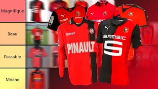 MA TIERLIST MAILLOT DU STADE RENNAIS [upl. by Nnainot773]