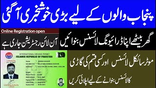 How To Apply For Driving License In Pakistanhow to online apply for driving license in punjab 2020 [upl. by Christine]