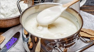 🥛 Aprende a hacer SALSA bechamel y salsa blanca en minutos 🥘 [upl. by Ahsiem]