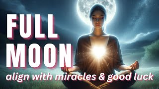 Full Moon Meditation NOVEMBER  Align with Miracles Unlock Fortune amp Embrace New Beginnings moon [upl. by Siberson]