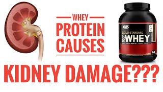 WHEY protein causes KIDNEY DAMAGE  Dr NIKHIL TARIS EXPLANATION [upl. by Rovit]